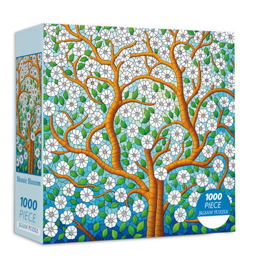 Mosaikblüten -Puzzle 1000 Stücke